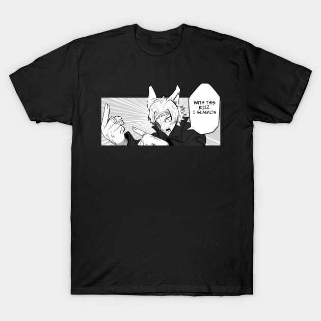 Lowains Cursed Technique T-Shirt by wisdomeel